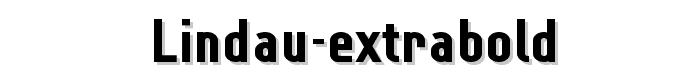 Lindau-ExtraBold font