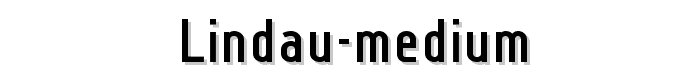 Lindau-Medium font