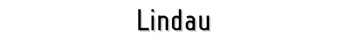 Lindau font