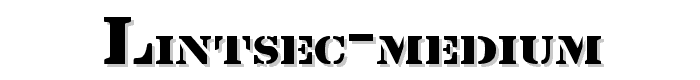 Lintsec%20Medium font