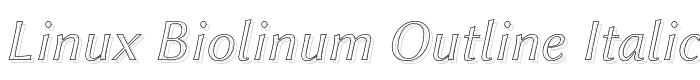 Linux%20Biolinum%20Outline%20Italic font