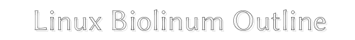Linux%20Biolinum%20Outline font