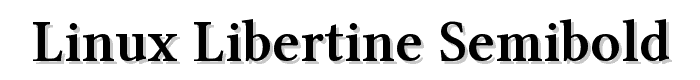 Linux%20Libertine%20Semibold font