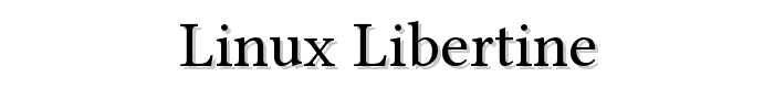 Linux%20Libertine font