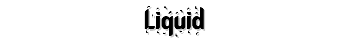 Liquid font