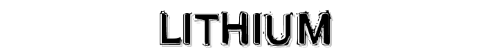 Lithium font