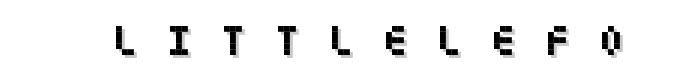 LittleLego font