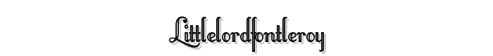 LittleLordFontleroy font
