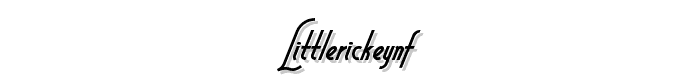 LittleRickeyNF font