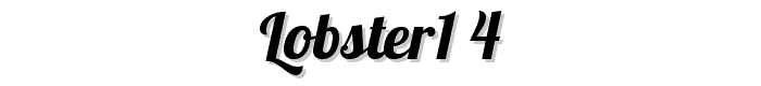 Lobster1_4 font