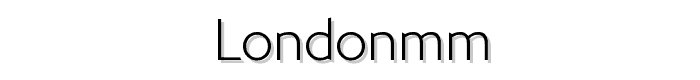 LondonMM font