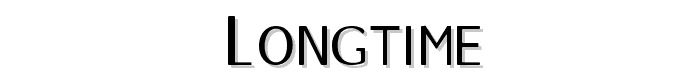 LongTime font