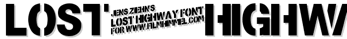 Lost Highway font