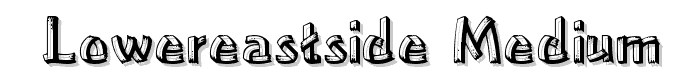 LowerEastSide%20Medium font