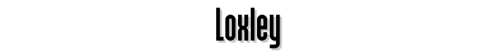 Loxley font