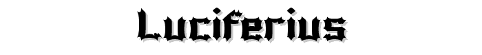 Luciferius font