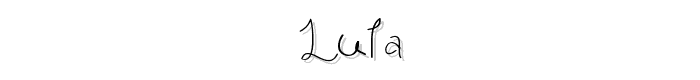 Lula font