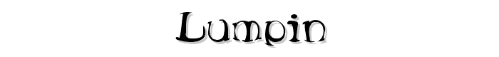 Lumpin font