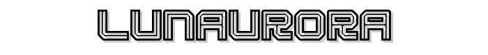 Lunaurora font