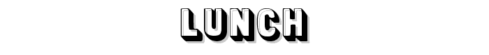 Lunch font