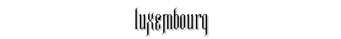 Luxembourg font