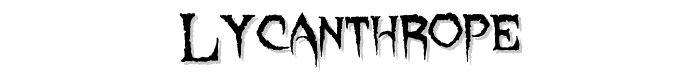 Lycanthrope font