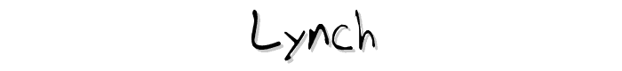 Lynch font