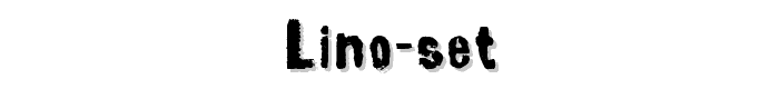 lino-set font