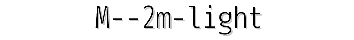 M%202m%20light font