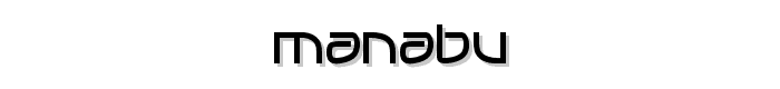 MANABU font