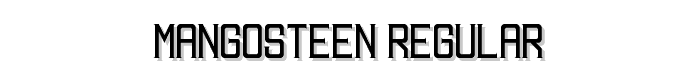 MANGOSTEEN%20Regular font