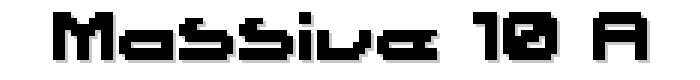 MASSIVE 10 A font