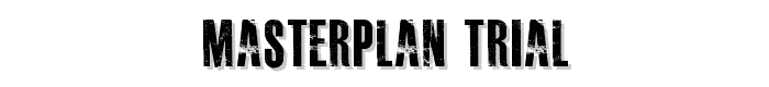 MASTERPLAN%20TRIAL font