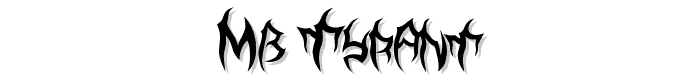 MB%20TyranT font