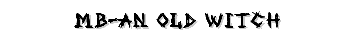 MB-An%20Old%20Witch font
