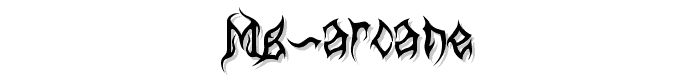 MB-Arcane font