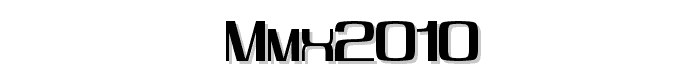 MMX2010 font