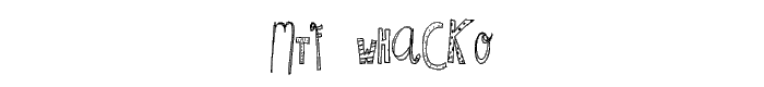 MTF%20Whacko font