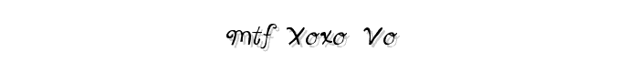 MTF%20XOXO%20Vo_1 font