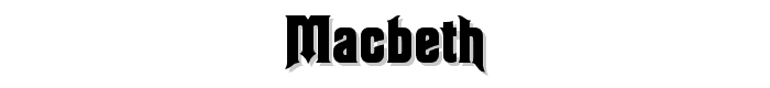 Macbeth font