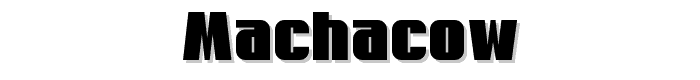 MachaCow font