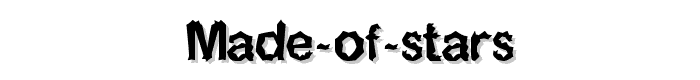 Made%20of%20Stars font