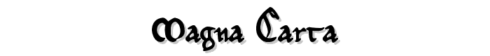 Magna%20Carta font