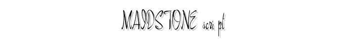 MaidstoneScript font