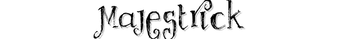 Majestrick font