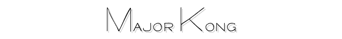 Major%20Kong font