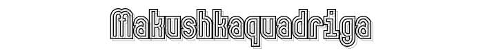 MakushkaQuadriga font