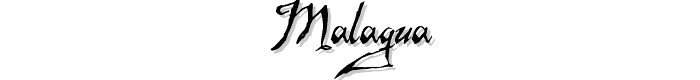 Malagua font