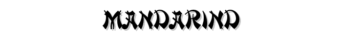 MandarinD font