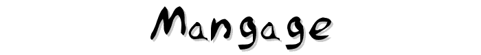 Mangage font